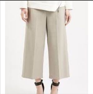 NWT Topshop Wide Leg Cropped Trousers